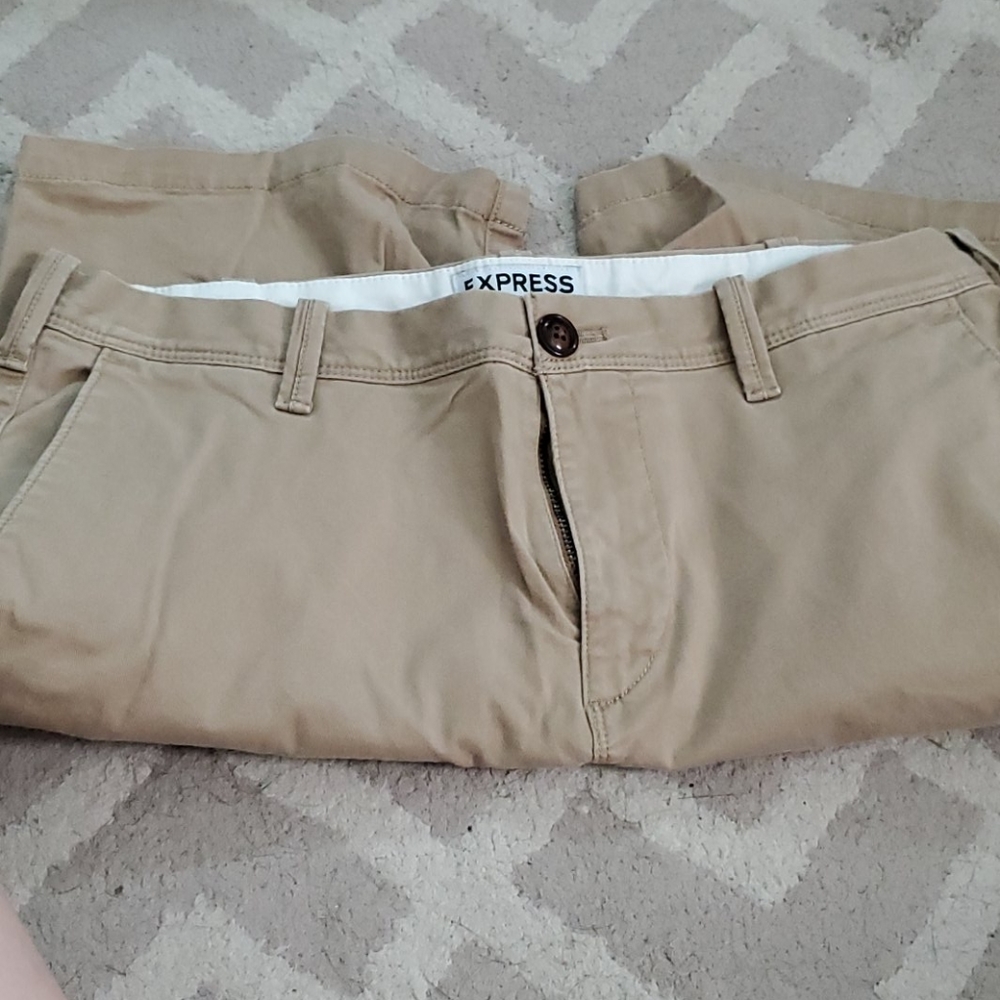 Express slim fit shorts